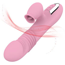 Load image into Gallery viewer, Toy Rose for Women Rabbit Vibrator Massage Vibrations G-spot Rechargeable Couple Heating Function Sex Toys Powerful Clitoris Vibes Adult Massagers Waterproof Stimulator Patterns
