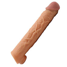 Load image into Gallery viewer, Amalgo Really 11.8 inch Skin Ample Penis Enhancer Sheath Extender New Year 2020 Type Enlargement Extra Large Male Stretchy Moving Extension Sleeve Cage Home Gift
