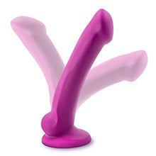 Load image into Gallery viewer, Blush Avant Ergo Mini Silicone 7.25 Inch Dual Density Dildo, Suction Cup Harness Compatible, Sex Toy for Adults, Violet
