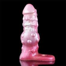 Load image into Gallery viewer, 7.16&quot; Monster Penis Sleeve Enlarger Silicone Penis Extension Sleeve with Cock Ring, Soft Men Penis Extender Cock Enlargement Male Adult Sex Toy
