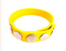 Load image into Gallery viewer, Heart 2 Heart C-Ring 5 Snap Biothane Rubber, Yellow, 0.8 Ounce
