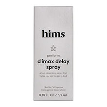 Load image into Gallery viewer, HIMS Fast Absorbing Climax Control delay Spray for Men with lidocaine to Reduce Sensitivity and Last Longer in Bed for 1 Hour to 3 Hours, 1 Count - .18 fl oz
