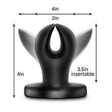 Load image into Gallery viewer, Blush Anal Adventures Anal Anchor Expanding Butt Plug, Sex Toy for Men, Sex Toy for Women, Black
