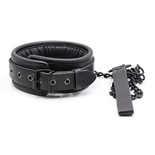 Load image into Gallery viewer, LSCZSLYH Black Bondage Set 3pcs Restraints Collars Ankle Cuff Handcuffs for Sex Bondage Set Sex Toys for Adults (Color : Black)
