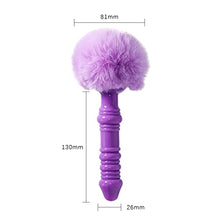 Load image into Gallery viewer, IXOUP Tail Anal Plug Role Play Anal Beads Long Butt Plug Silicone Sex Toy for Women Men Gay Erotic Plush Rabbit Tail (Color : A)
