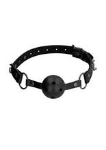 Load image into Gallery viewer, Ouch! by Shots America - Ouch! Skulls and Bones - Breatheable Ball Gag - Black
