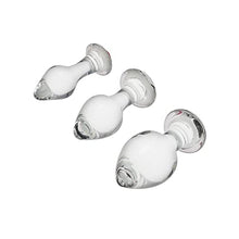 Load image into Gallery viewer, Sex Toys Butt Plug Anales Toy Plug Anal Plug Adult Toys Woman Sex Sex Things for Women Pleasure 3 Size Clear Glass Butt Plug Masturbators (Size : L)
