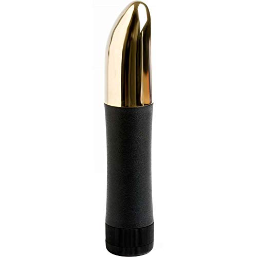 Ultimate Pleaser Vibe with Metallic Tip 7.5 Inch Gold