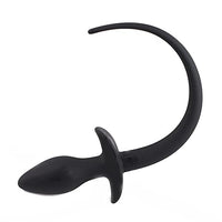 LSCZSLYH Silicone Dog Tail Anal G-spot Stimulator Butt Plug Slave Anal Expander Women Men Gay Sex Game BDSM Accessories (Color : F)