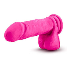 Load image into Gallery viewer, Blush Au Naturel Bold Hero 8 Inch Ultra Soft Realistic Sensa Feel Dual Density Flexishaft Dildo Sex Toy for Women and Men - Pink
