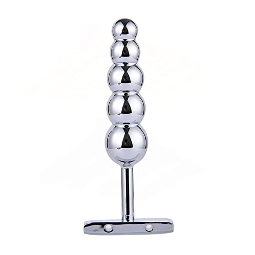 MRunil 5 Anal Balls Anal Beads Sex Toy Stainless Steel Anal Plug Butt Plug Metal Anal Plug Masturbation Sex Toy Anal Dildo for Women, Couples, Men, Beginners