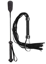 Load image into Gallery viewer, Horse Whip Set Leather Whip, Riding Horse Crop, Riding Crops for Horses
