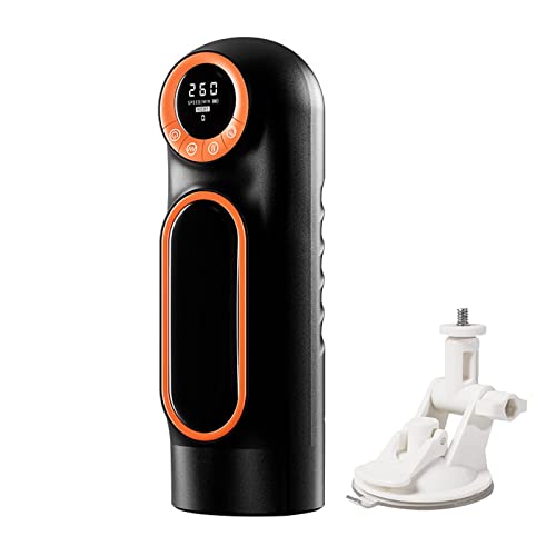 Pearlsvibe Male Masturbators, Electric Pocket Pussy Male Masturbator Cup, Upgraded 10 Vibration & Thrusting + 4 Suction for Penis Stimulation, 3D Realistic Vagina Automatic Stroker Sex Toys for Men