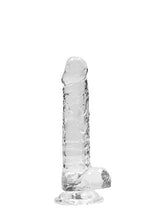 Load image into Gallery viewer, 7&quot; / 18 cm Realistic Dildo with Balls - Transparent
