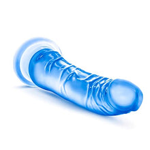 Load image into Gallery viewer, Blush Sweet N Hard 6 - Realistic 8.5 Inch Long Dildo - 2&quot; Thick - Sturdy StrapOn Compatible Suction Cup For Hands Free Play - Body Safe - Soft Lifelike Adult Sex Toy for Men Women Couples - Clear Blue
