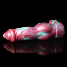 Load image into Gallery viewer, Silicone Penis Sleeve Enlarger Male Penis Extension Sleeve with Cock Ring, Realistic Dog Knot Penis Sheath Cock Extender Sleeve Adult Sex Toys (Colorful)
