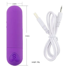 Load image into Gallery viewer, Fast Receive Waterproof Bullet Tool for Women Pleasure, Mini Travel Pocket Size, Personal Bullet Setting Quiet 10 Modes Powerful Mini Stick Electric Portable Small Bullet (Purple)
