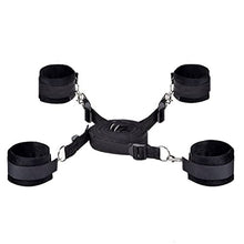 Load image into Gallery viewer, Bondaged Kit Adult Bed Restraint Set Sex Hand Restraining for Adults Couples Bed Bondaged Restraints Neck to Wrist Soft Cuffs Sexy Strap for Couples Bed Ties Wrist and Ankle Toys Sweaters E5
