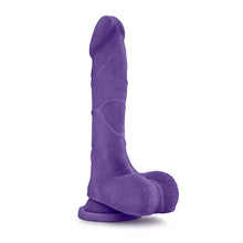 Load image into Gallery viewer, Blush Au Naturel Bold Thrill 8.5 Inch Super Soft Realistic Sensa Feel Dual Density Flexishaft Dildo - Sex Toy for Women, Men and Couples - Purple
