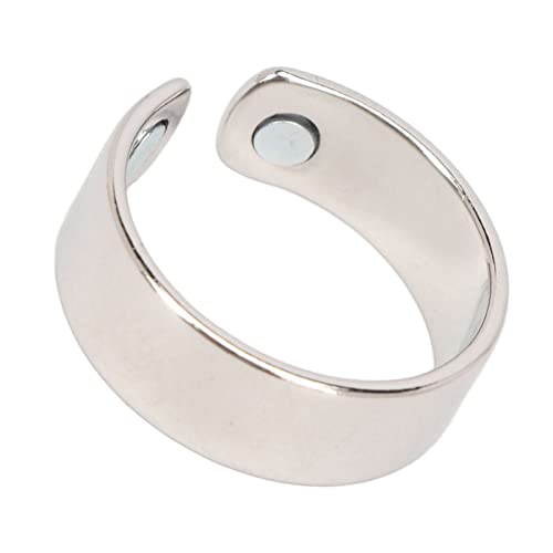 Daily Anxiety Ring for Women Men, Silver, Adjustable Fatigue Joint Soreness Relief Ring Jewelry Accessory Fidget Rings