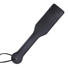 Load image into Gallery viewer, VENESUN Faux Leather Slave Spanking Paddle for Sex Play, 12.8inch Total Length Paddle for Adults, Black
