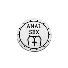 Load image into Gallery viewer, FAADBUK Naughty Tokens for Him Her Sex Token Valentines Day Gift Bedroom Tokens Game for Couple (Anal Sex)
