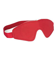 Load image into Gallery viewer, Spartacus Pu Blindfold w/Plush Lining - Red
