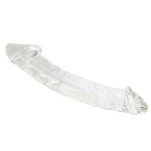 Load image into Gallery viewer, Aptitan 11.8&quot; Large Clear Double Ended Glass Dildo Double Side Crystal Penis G-spot Stimulator Female Masturbator
