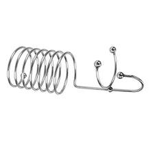 Load image into Gallery viewer, NOPNOG Spring Type Penis Ring with Urethral Plug and Glans Ring, Male Chastity Device, Stainless Steel (Medium)
