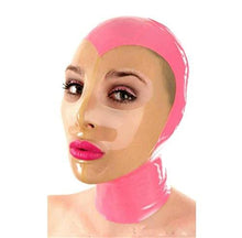 Load image into Gallery viewer, SMGZC Latex Head Cover Sexy Latex Head Hood Rubber HeadMask Back Zipper for Cosplay Party Club Wear (XL)
