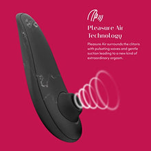 Load image into Gallery viewer, Womanizer x Marilyn Monroe Special Edition Pleasure Air Toy, Clitoral Suction Vibrator, Clitoral Stimulator, Clit Sucking Toy, Waterproof, Rechargeable - Black Marble?
