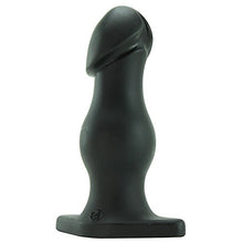 Load image into Gallery viewer, Doc Johnson Titanmen - The Rumpy - 6.5 Inch Durable Anal Plug with 6.9 Inch Girth and Phallic Tip - Flared Safety Base - Matte Finish - Butt Plug - Black
