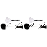 BESTOYARD 4 Pcs Adults Teasing Teasing Feather Feather Spanking Feather Slapper Feather Tickling Whip