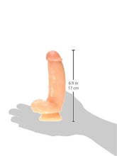 Load image into Gallery viewer, Eden 7&quot; Beginner Flexible Realistic Feel Dildo Suction Cup
