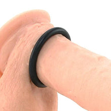 Load image into Gallery viewer, X-Large Black Penis Ring Inside Diameter Sizes 1 3/4 inch, 2 inch, 2 1/2 inch
