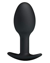 Load image into Gallery viewer, Pretty Love 3.34&quot; Silicone Anal Plug w/Ball - Black
