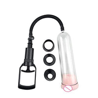 New 2498 Men's Vacuum Pump Strength Augmentation Pump for Man X Male Augmentation Growth Pump with Booster Size for Men Helps Dysfunctional Men Increase Size Clear 3