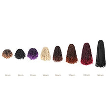 Load image into Gallery viewer, Tiana Passion Twist Hair 8 Inch - 1 Pack 1B Natural Black Short Bob Hairstyle Crochet Braids, Handmade Pre-Twisted Pre-looped Synthetic Braiding Hair Extensions(8&quot; 1B, 1P)
