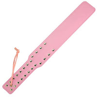 Leather Studded Spanking Bondage Paddle Black