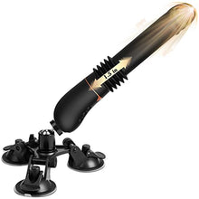 Load image into Gallery viewer, Sex Machine Thrusting Dildo Vibrator - Realistic Vibrating Dildo for Women with 3 Thrusts 7 Vibrations, Suction Cup Dildo for Clit G Spot Anal Stimulation, Adult Sex Toys for Men Pleasure, Black Dildo
