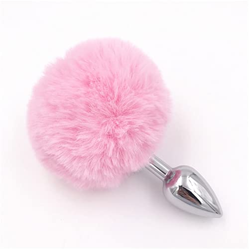 LSCZSLYH Sexy Fox Anal Plug Tail Butt Plug Woman Adult Toys for Womans Couples Men (Color : Pink)