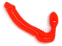 FEELDOE More Silicone Strapless Strap-on Double Dildo (Without Vibrator). Extra Long Size: 7