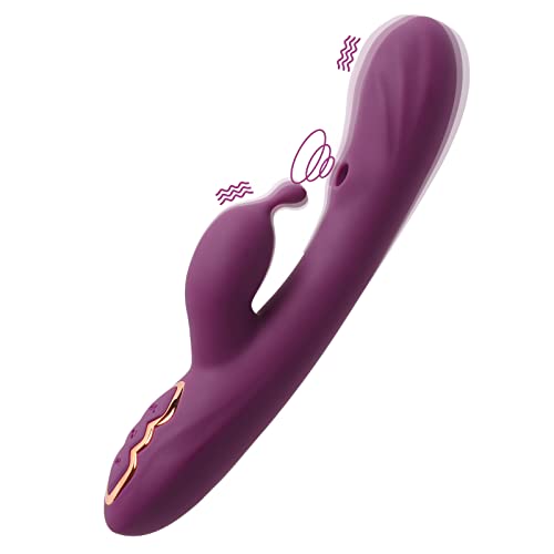 Tracy's Dog G Spot Sucking Rabbit Vibrator, Adult Sex Toys for Clitoral G-spot Stimulation, Vibrating Massager for Women and Couple Pleasure with 7 Suction and Vibration Patterns (Alpha)