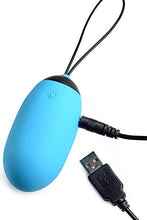 Load image into Gallery viewer, Lynx XL Silicone Vibrating Egg - Blue
