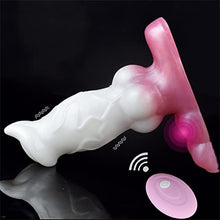 Load image into Gallery viewer, 5.7&quot; Small Dildo Vibrator Remote Condrol Dildo Butt Plug Toy, Couples Silicone Dildo Dragon Dildo with Knot, Anal Vibrating Dildo Adult Sex Toy
