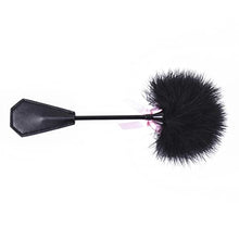 Load image into Gallery viewer, SOIMISS Whip Leather Whip Pom Pom Flogger Teasing Tickler Riding Crop Flirting Toy with Pink Bows Adults Toys Spanking Tools for Women Men Riding Crop
