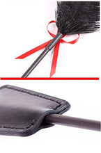 Load image into Gallery viewer, Sex Feather Tickler and Eye Mask Set, BDSM French Tickler, Tickler Sex Whip, Adult Whip Feather Tickler, Satin Eye Sex Sleep Mask, Silk Blindfold
