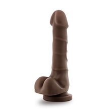 Load image into Gallery viewer, Blush Dr. Skin Basic 7-7 3/4 Inch Soft Slim Shaft Comfortable Realistic Dildo - Beginners Intermediate Suction Cup Harness Compatible Adult Toys - Sex Toy for Women Men Couples - Chocolate
