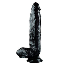 Load image into Gallery viewer, Black Realistic Monster Dildo, 12 Inch Huge Dildo Adult Sex Toy for Women with Suction Cup, Extra Thick Flexible Large Dildo
