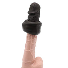 Load image into Gallery viewer, Beautihome Sexy Flesh Extra Large Penis Extender Sleeve Black 8.3
